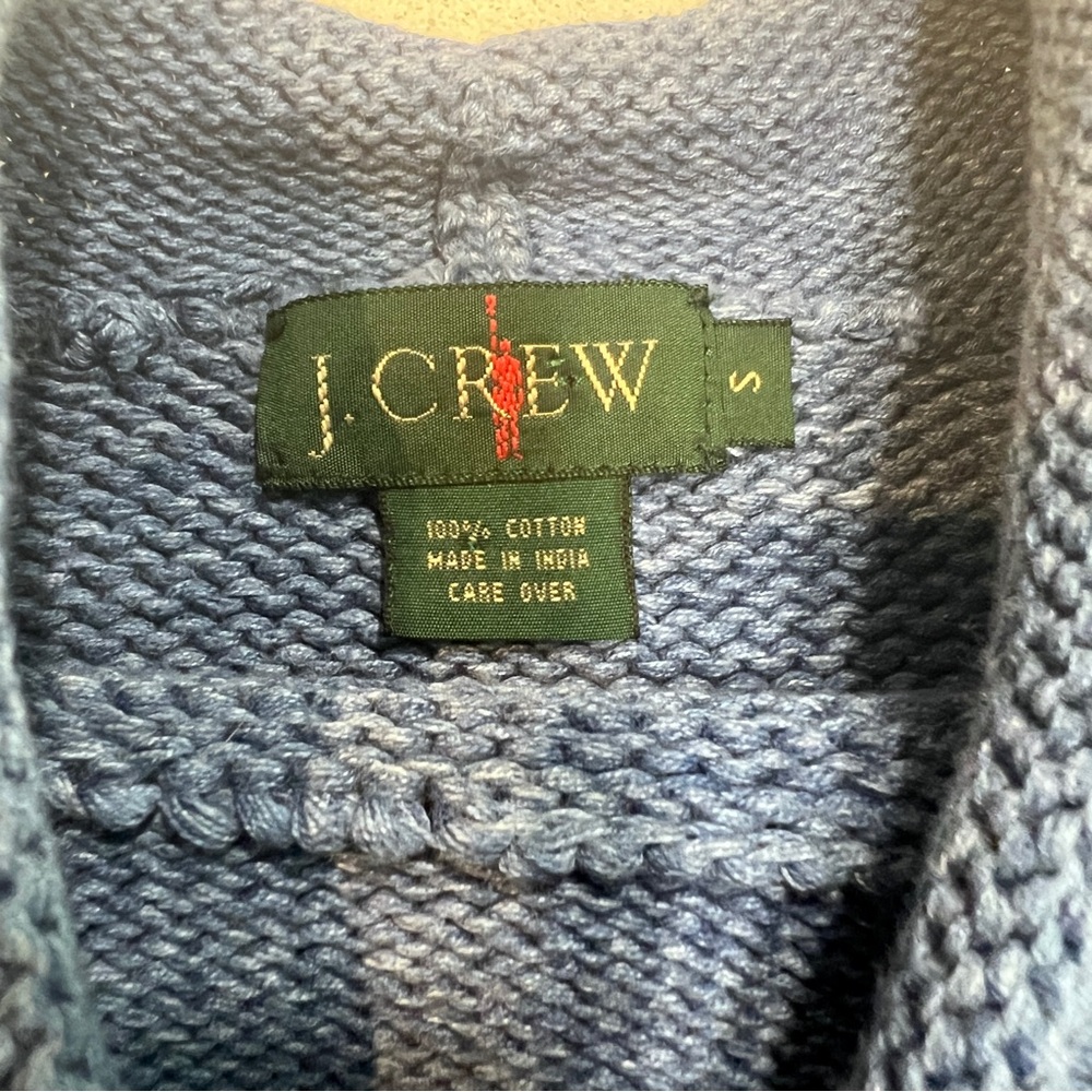 J. Crew 1988 Rollneck Sweater Heathered Sky Blue Size Men’s Small Excellent Cond - Picture 5 of 15